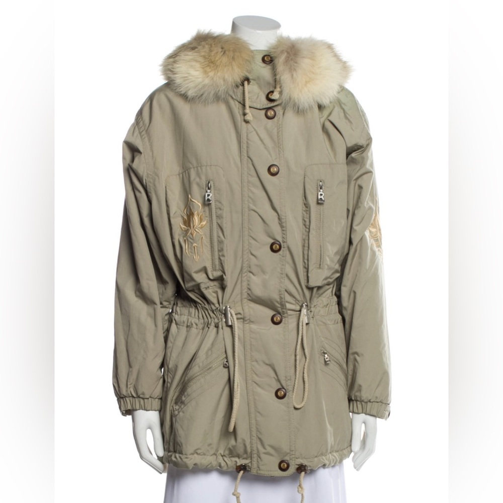Bogner parka / coat  with fur collar size 6